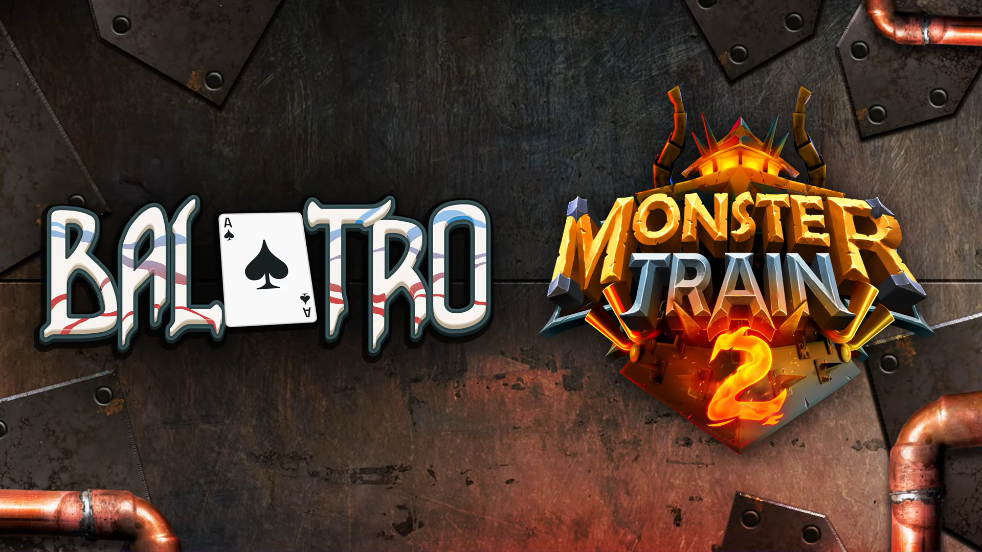 Rogue like, deck builders collide (Image via Big Fan Games and PlayStack) Monster Train 2 x Balatro