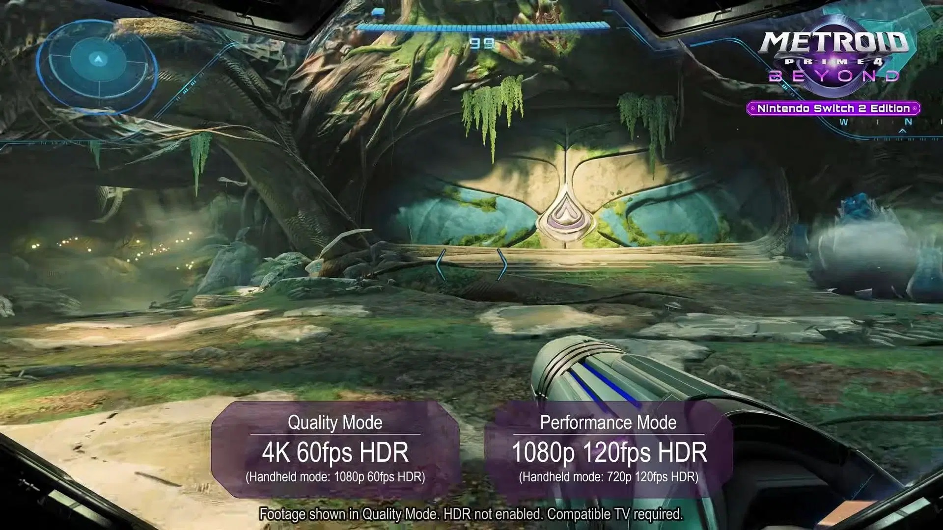 Picture describing why Metroid Prime 4 Beyond may use DLSS to run at 4K on Switch 2