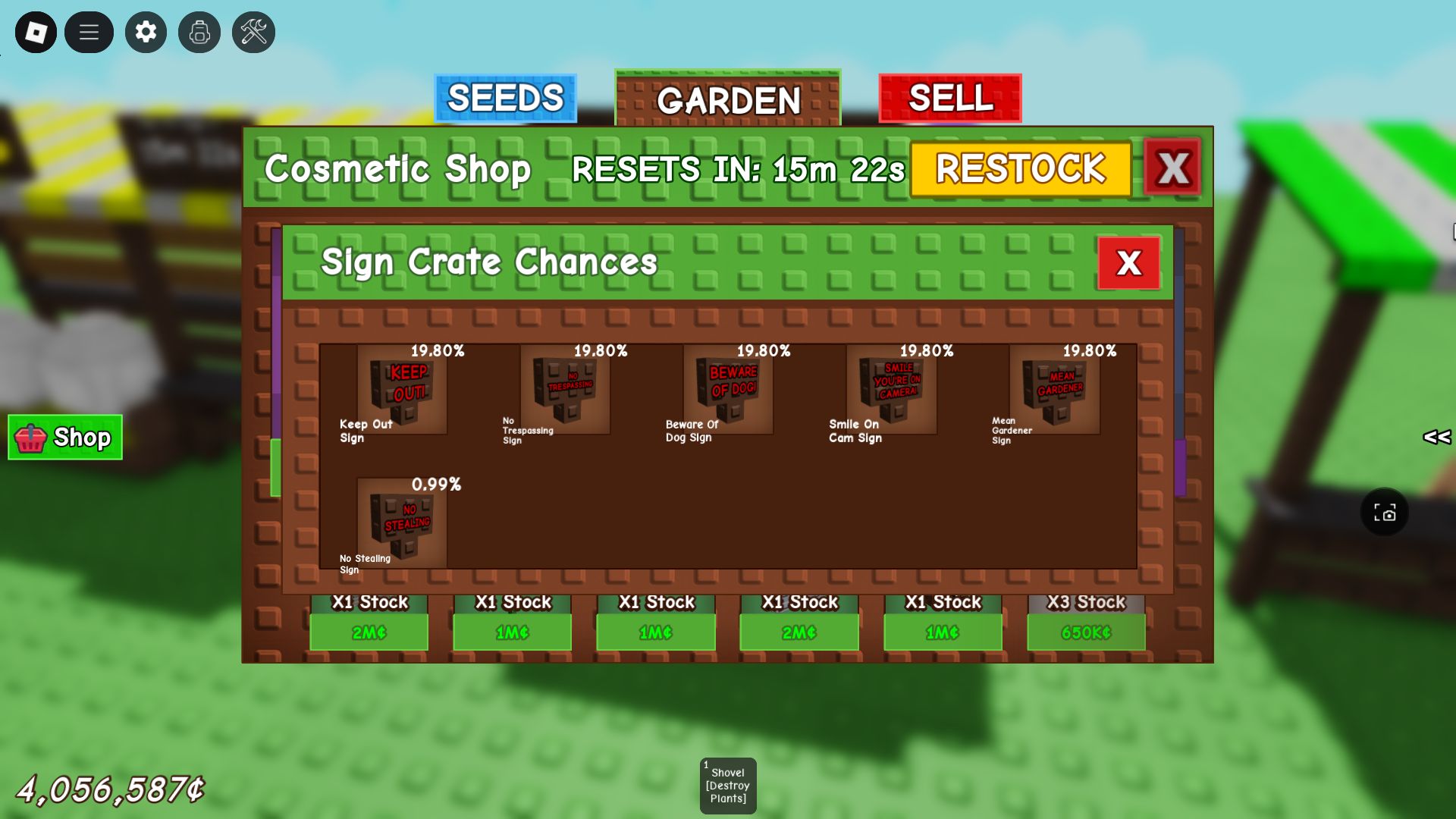 grow a garden cosmetics