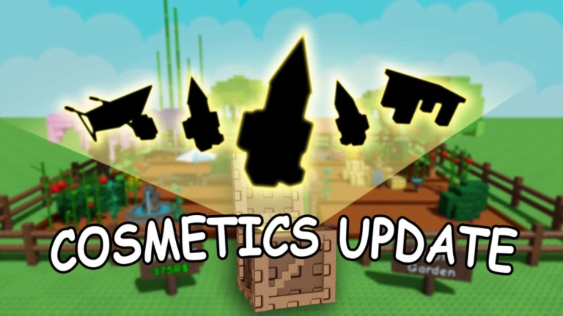 The Cosmetics update was just released. (Source: Roblox)