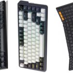 Picture of Keychron K8, Redragon K673 PRO, and ProtoArc XK01 Wireless Keyboard