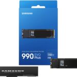 Picture of SAMSUNG 990 EVO Plus SSD with its box