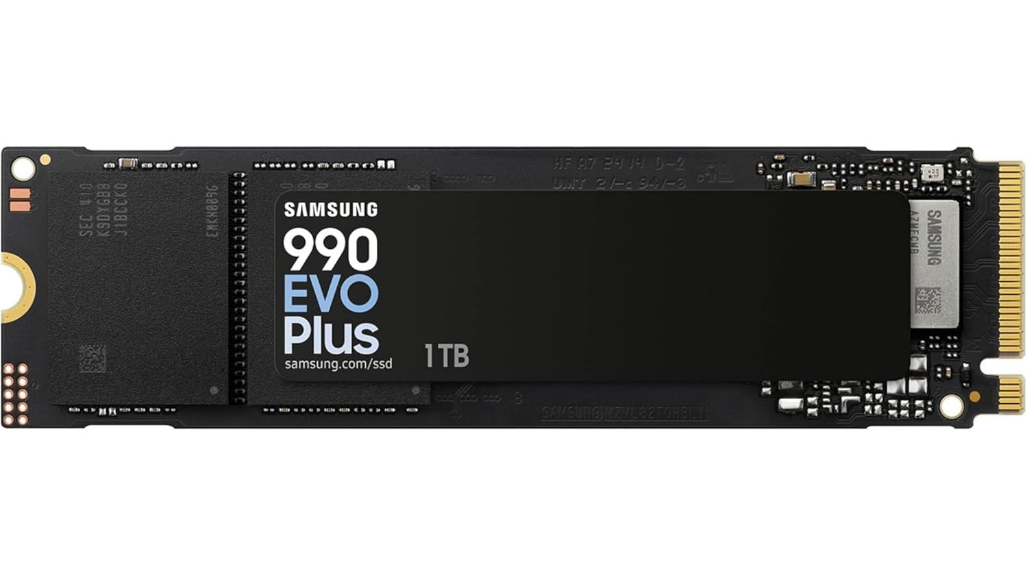 Picture of SAMSUNG 990 EVO Plus SSD with its box