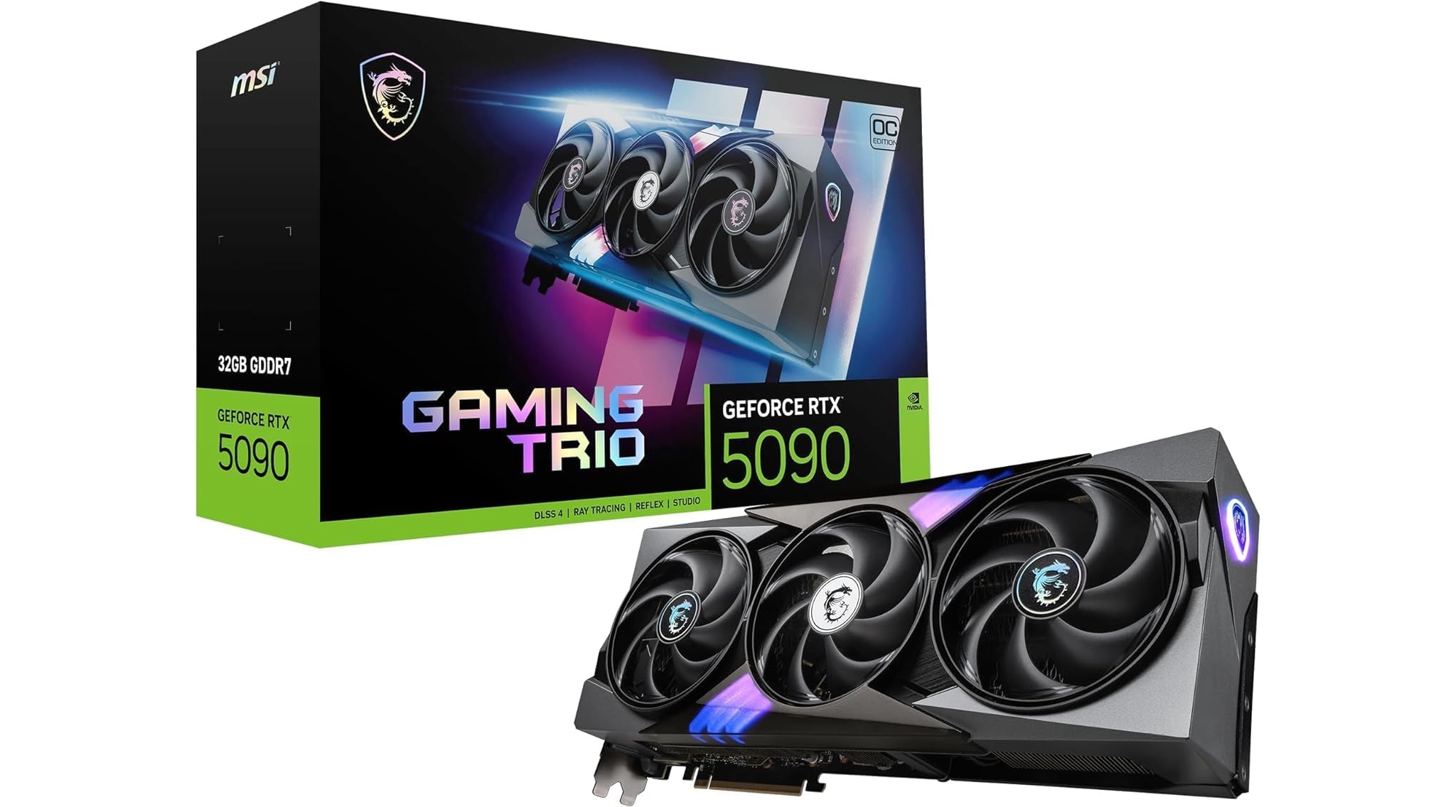 Pictire of MSI GeForce RTX 5090 32G Gaming Trio OC