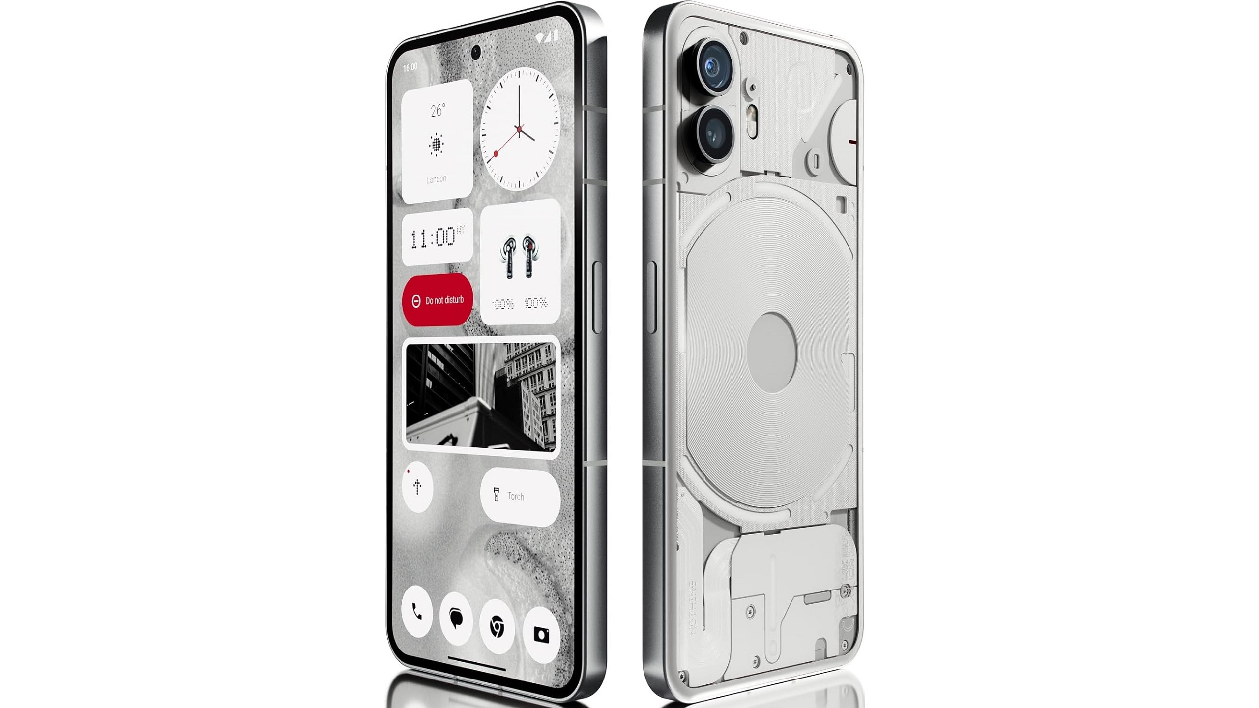 Picture debribing Nothing Phone's aluminum frame