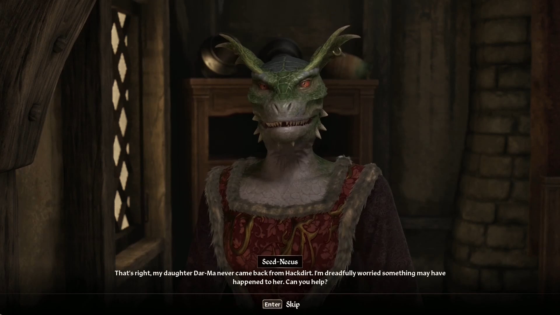 Talk to Seed-Neeus for details on the quest (Image via Bethesda | Wizard Worm/YouTube)