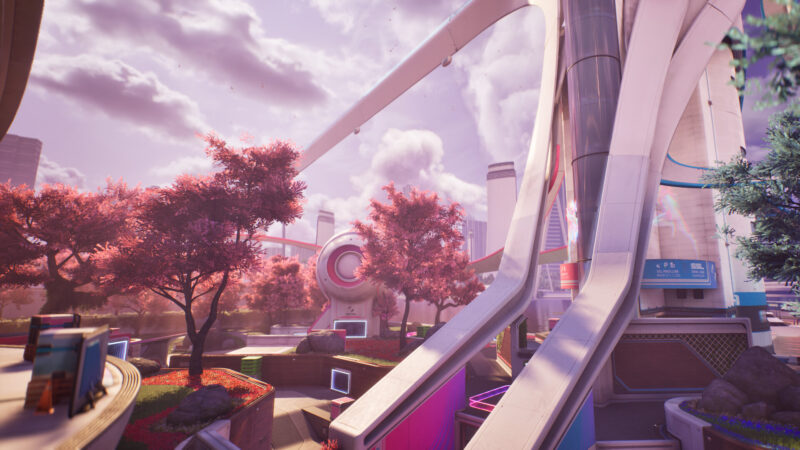A map in Splitgate 2