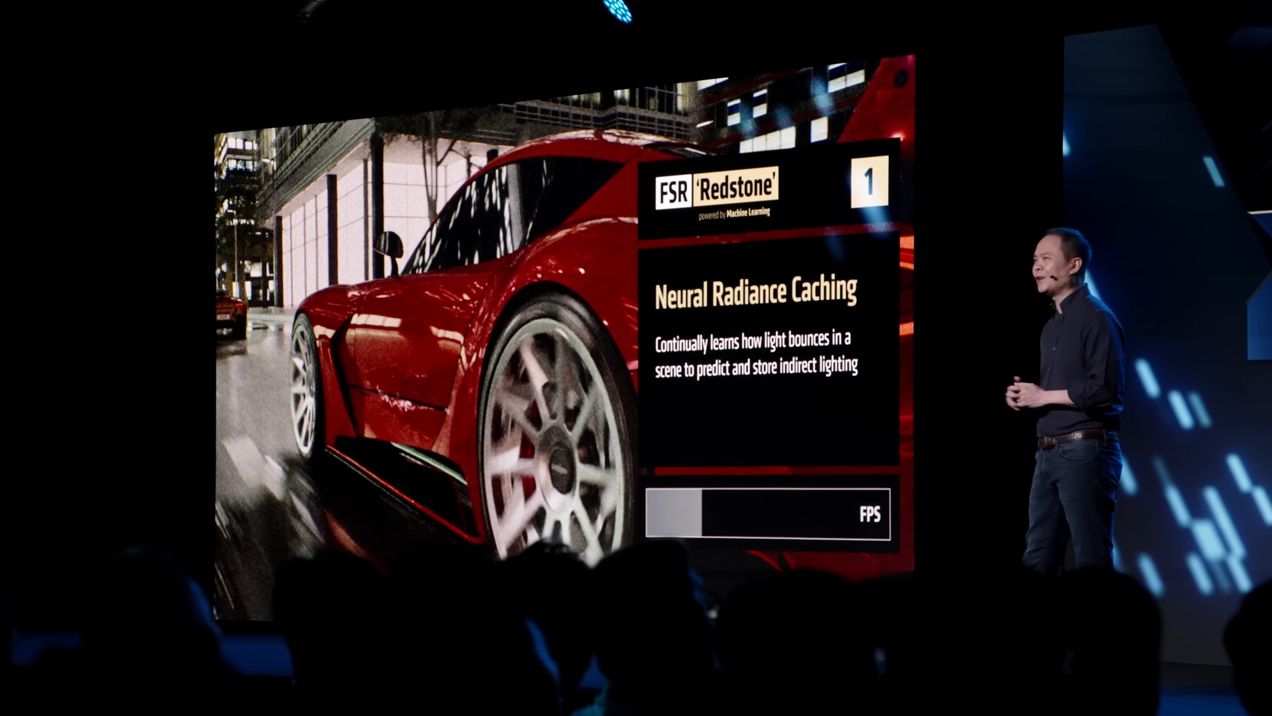 Picture describes how Neural Radiance Caching can boost ray tracing performance