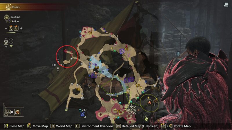 Akuma is in the western-most part of the Oilwell Basin, beside Area 11.