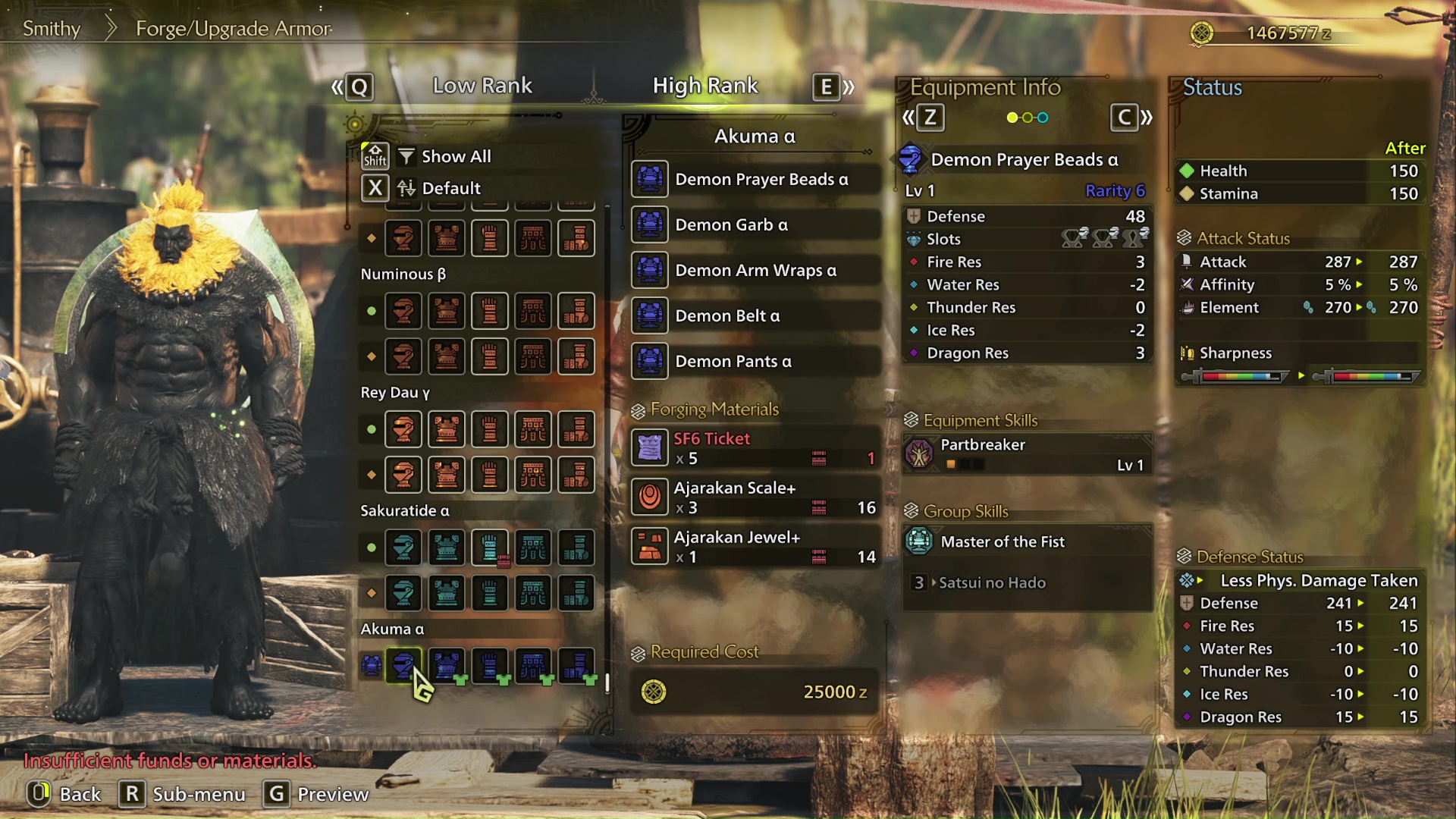 All Items That Need SF6 Ticket in Monster Hunter Wilds.