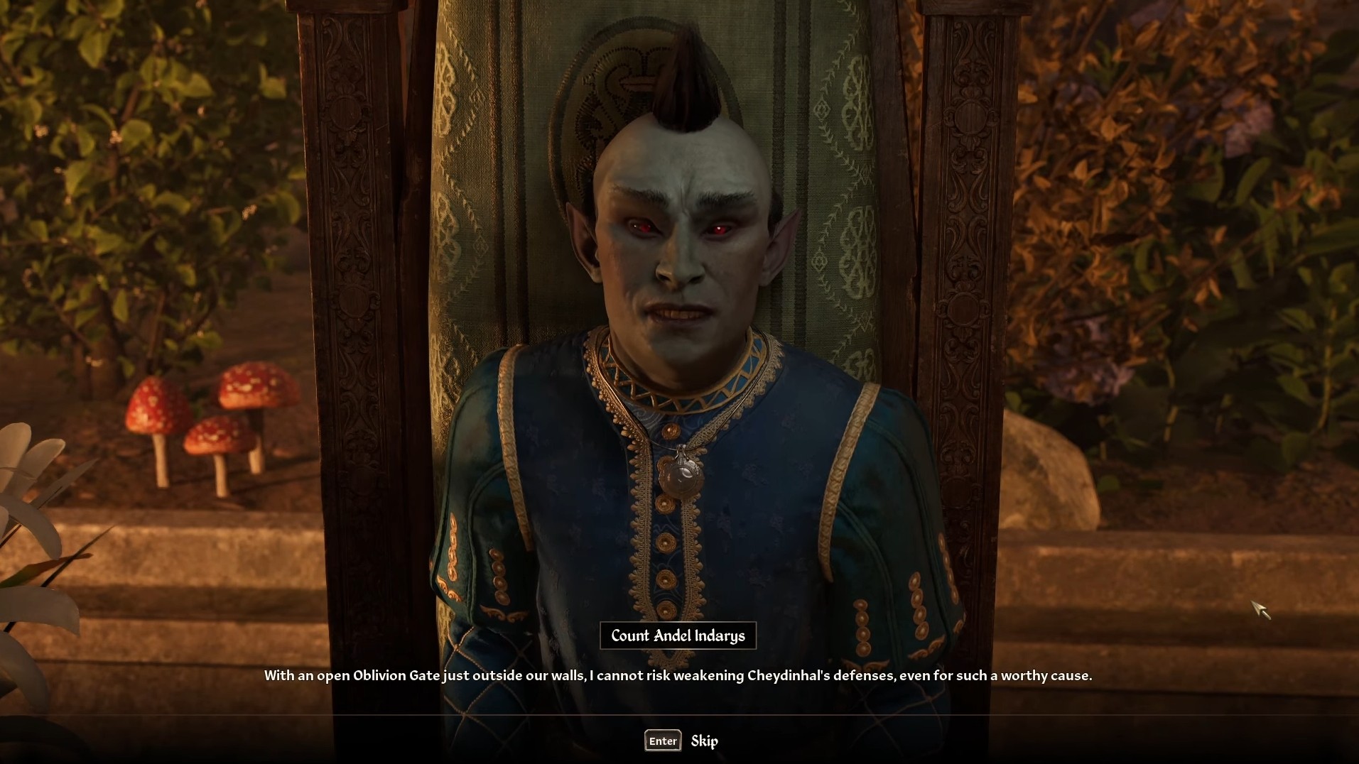 Count Andel Indarys (Image via Bethesda)
