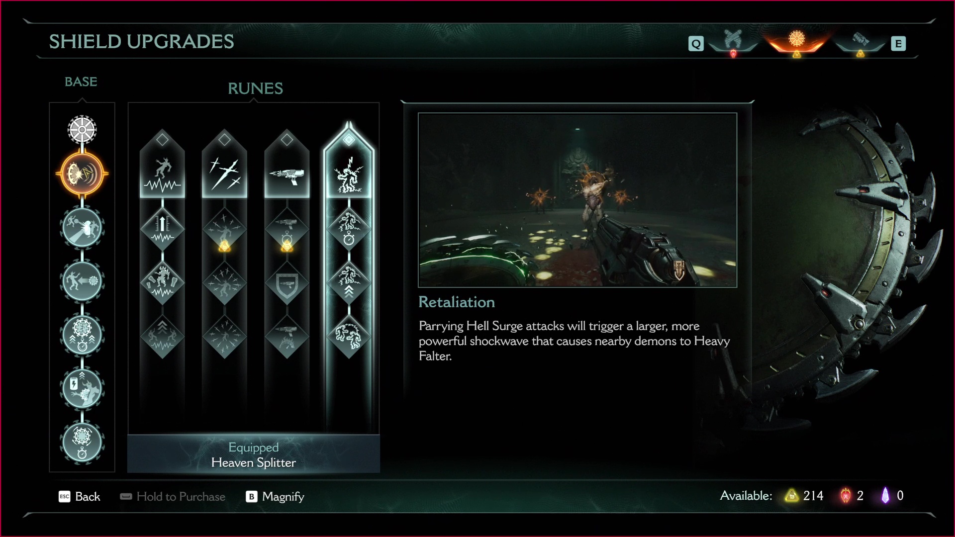 Best Shield Saw Base Upgrades in Doom The Dark Ages.