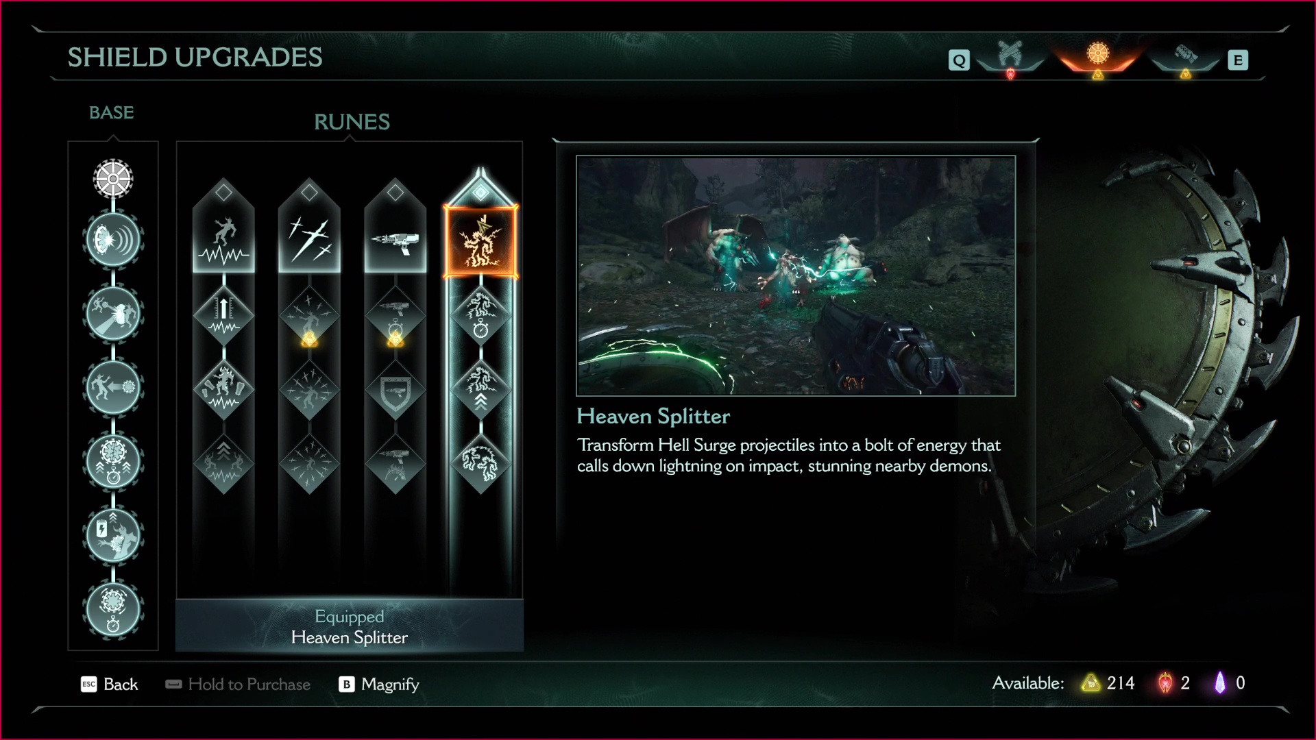 Best Shield Saw Rune Attack Upgrades in Doom The Dark Ages.