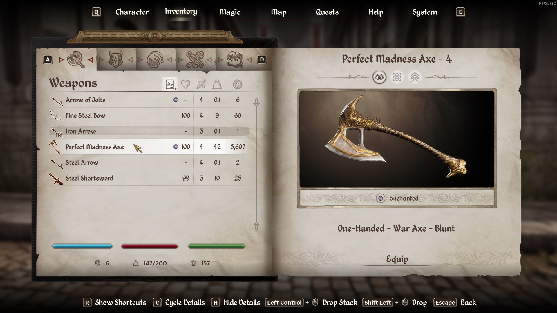 Madness War Axe (Image via Bethesda)