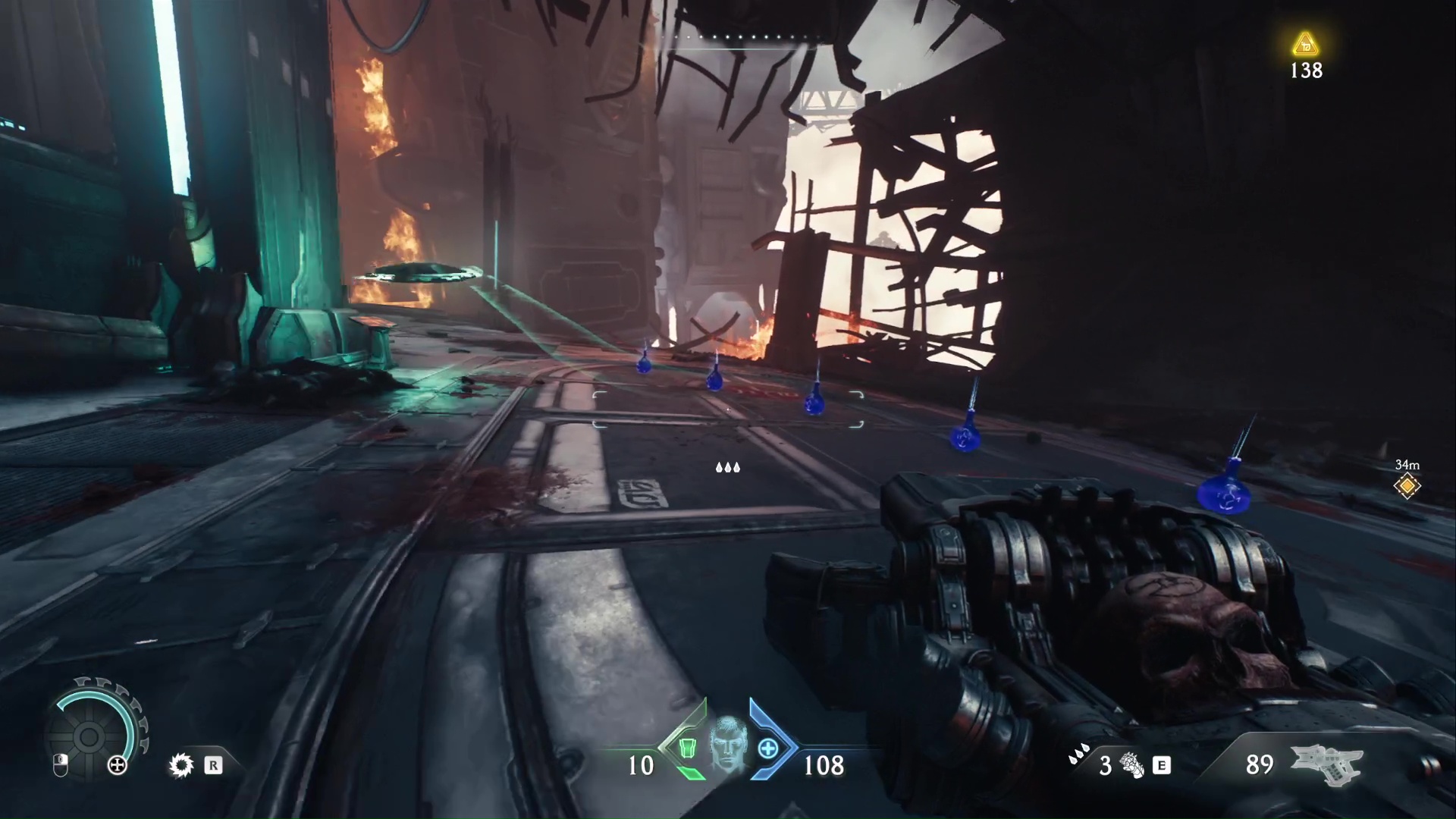 Blue Potions also heal for a small amount in DOOM The Dark Ages.