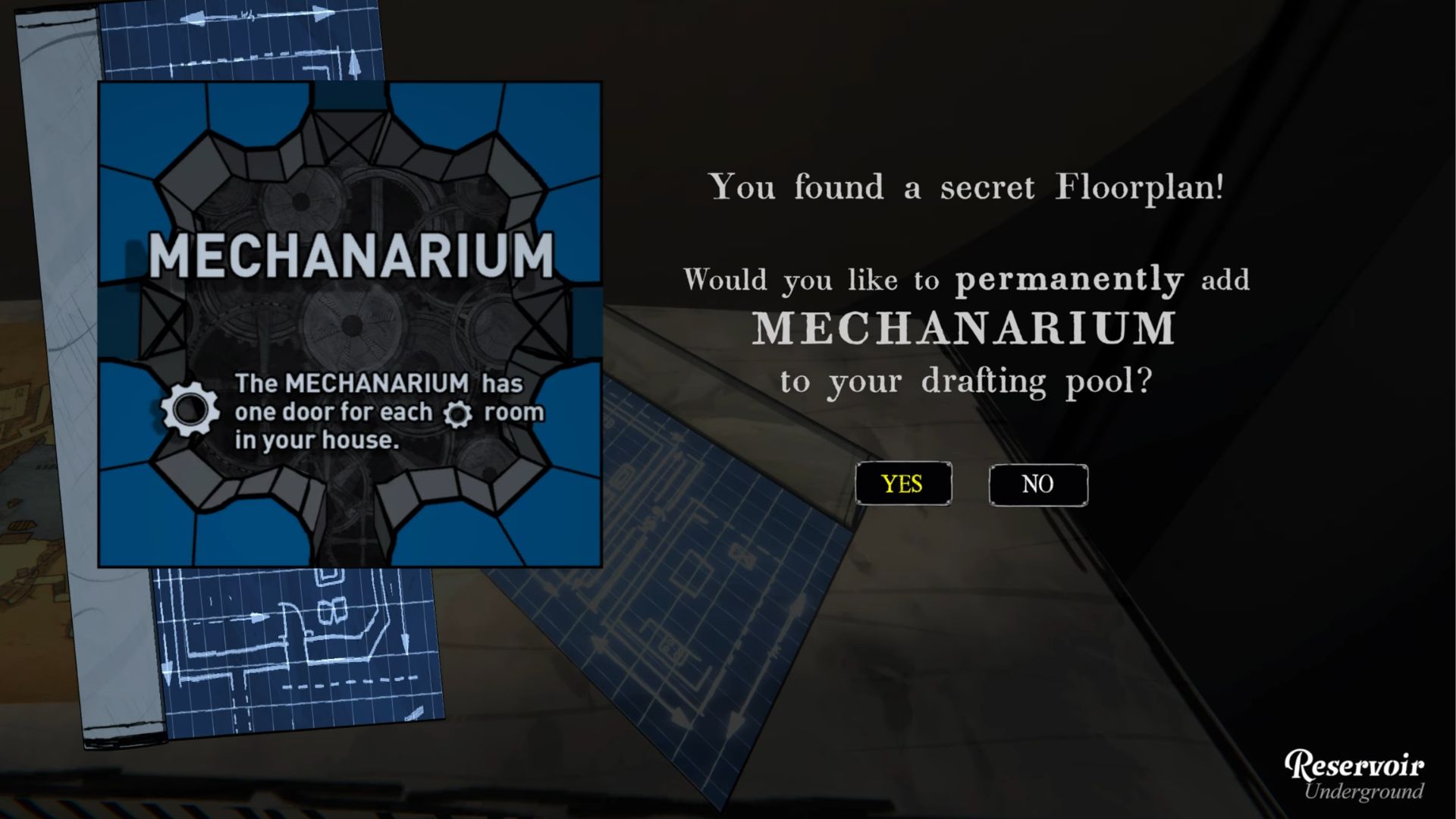 Mechanarium floorplan