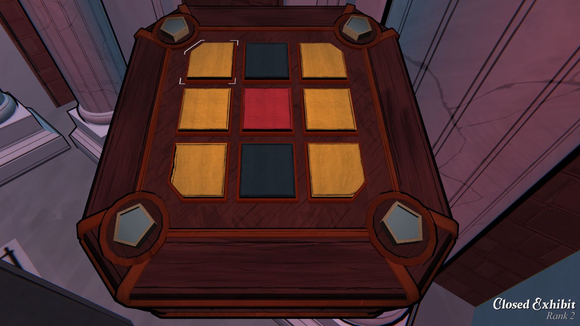 Closed Exhibit Mora Jai Puzzle Box default arrangements
