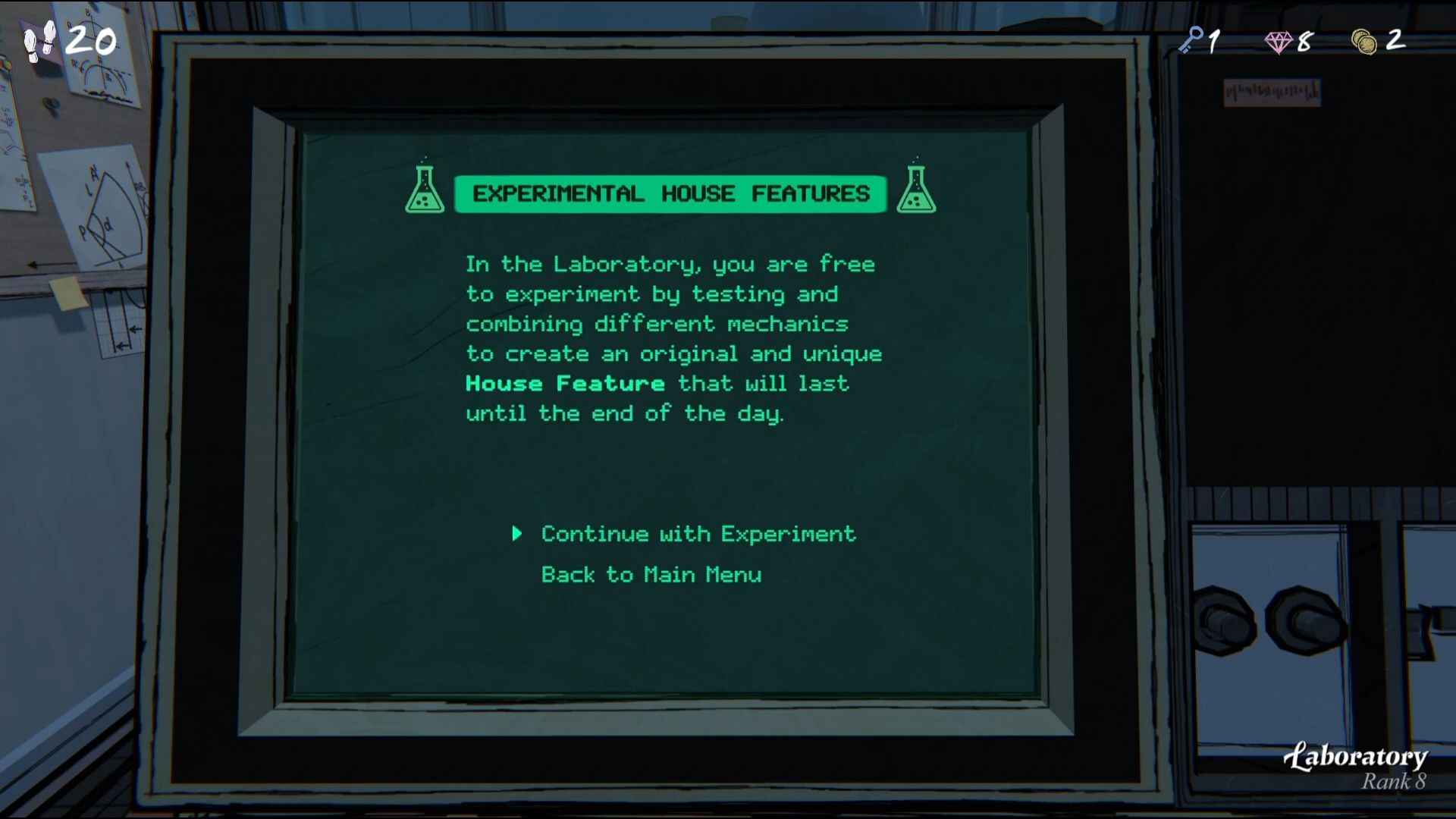 You can conduct experiments by accessing Laboratory terminals