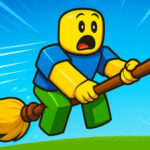 Broom Training (Image via Roblox Corporation)
