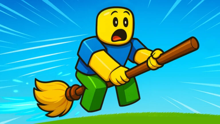 Broom Training (Image via Roblox Corporation)