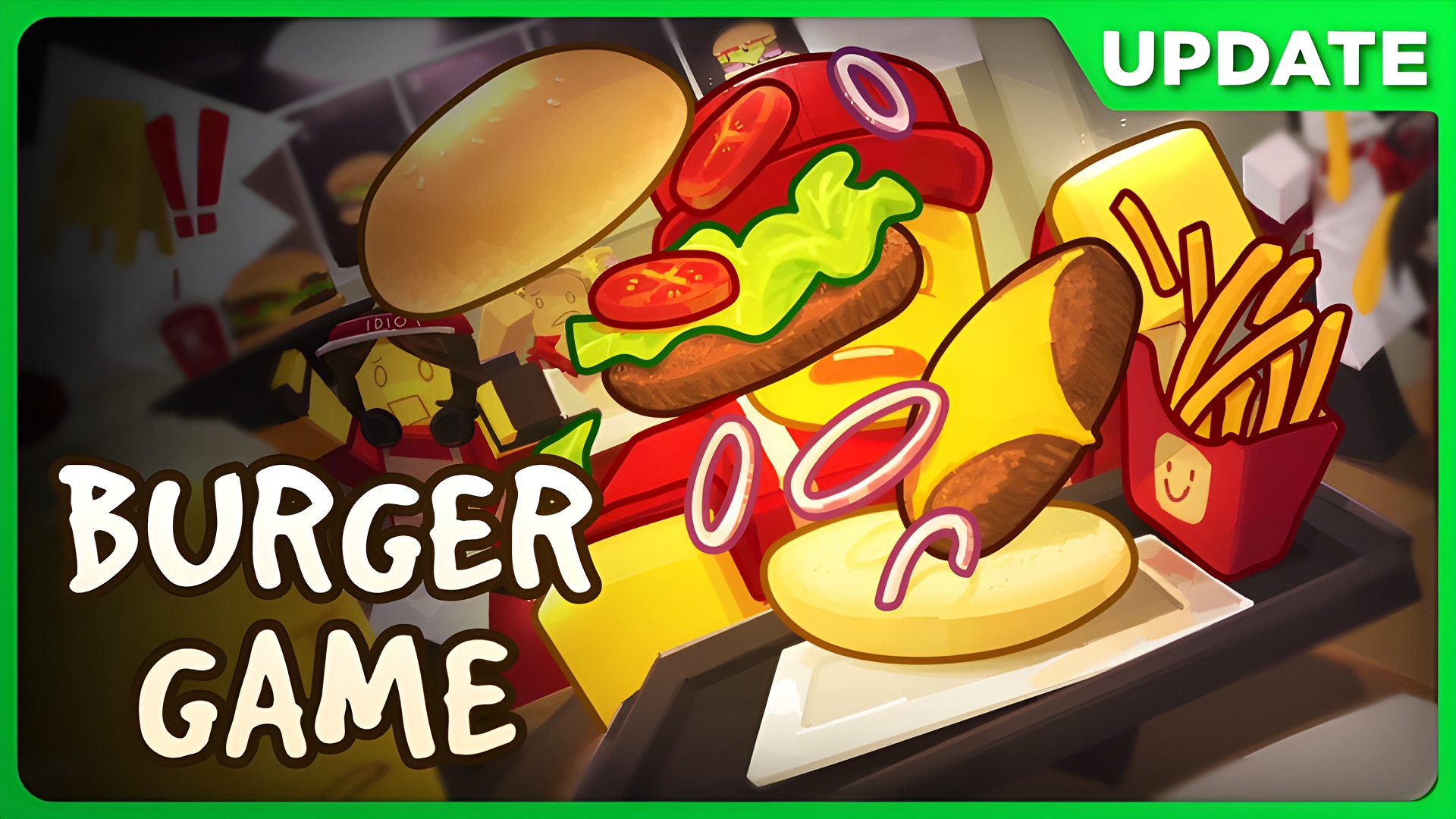 Burger game (Image via Roblox)