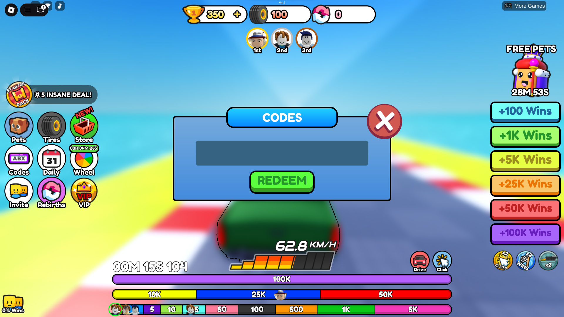 Redeem your codes here (Image via Roblox Corporation)