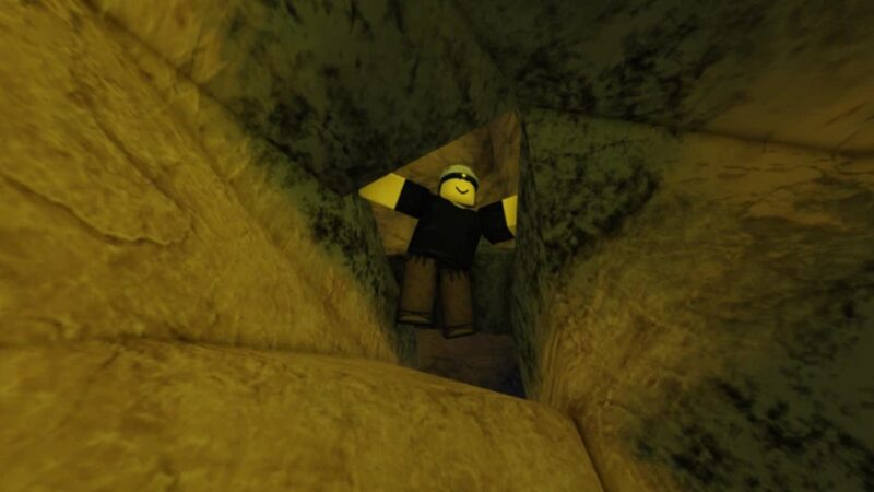 How to visit the Pool Rooms in Cave Diving Experience (Image via Roblox)