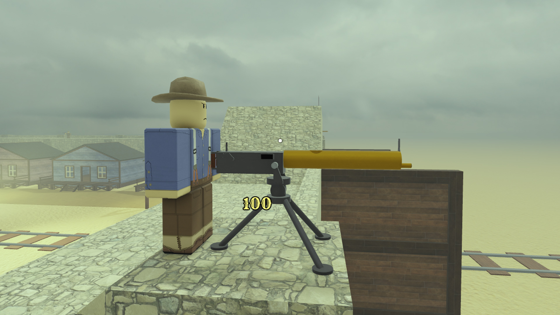 Use the turrets. (Image via Roblox Corporation)