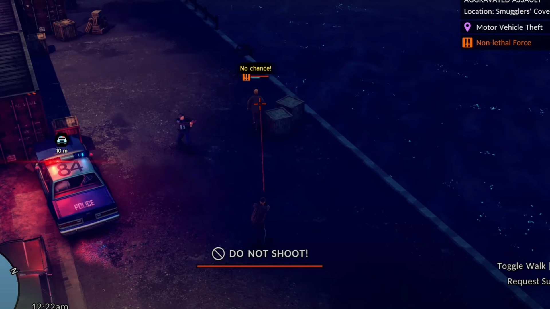 Choose when you want to use lethal force