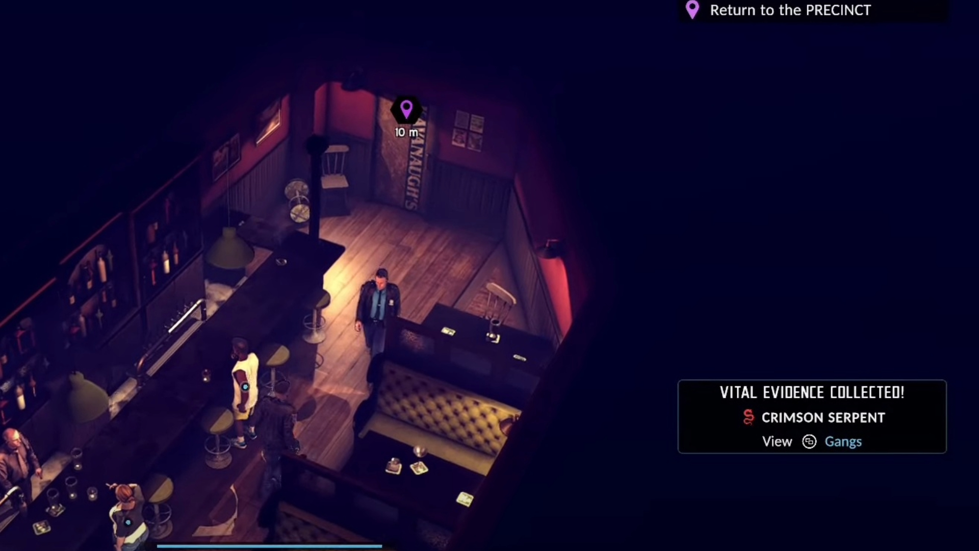 Collect evidence related to a crime to earn easy XP