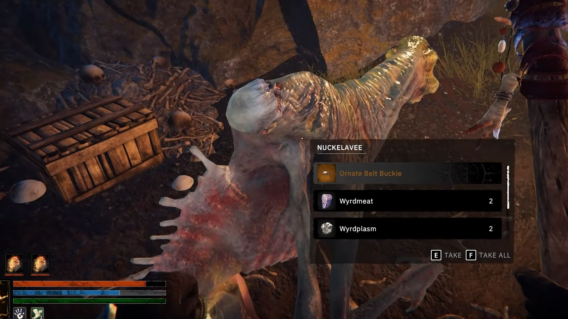 Collect the Belt Buckle from the Nuckelavee