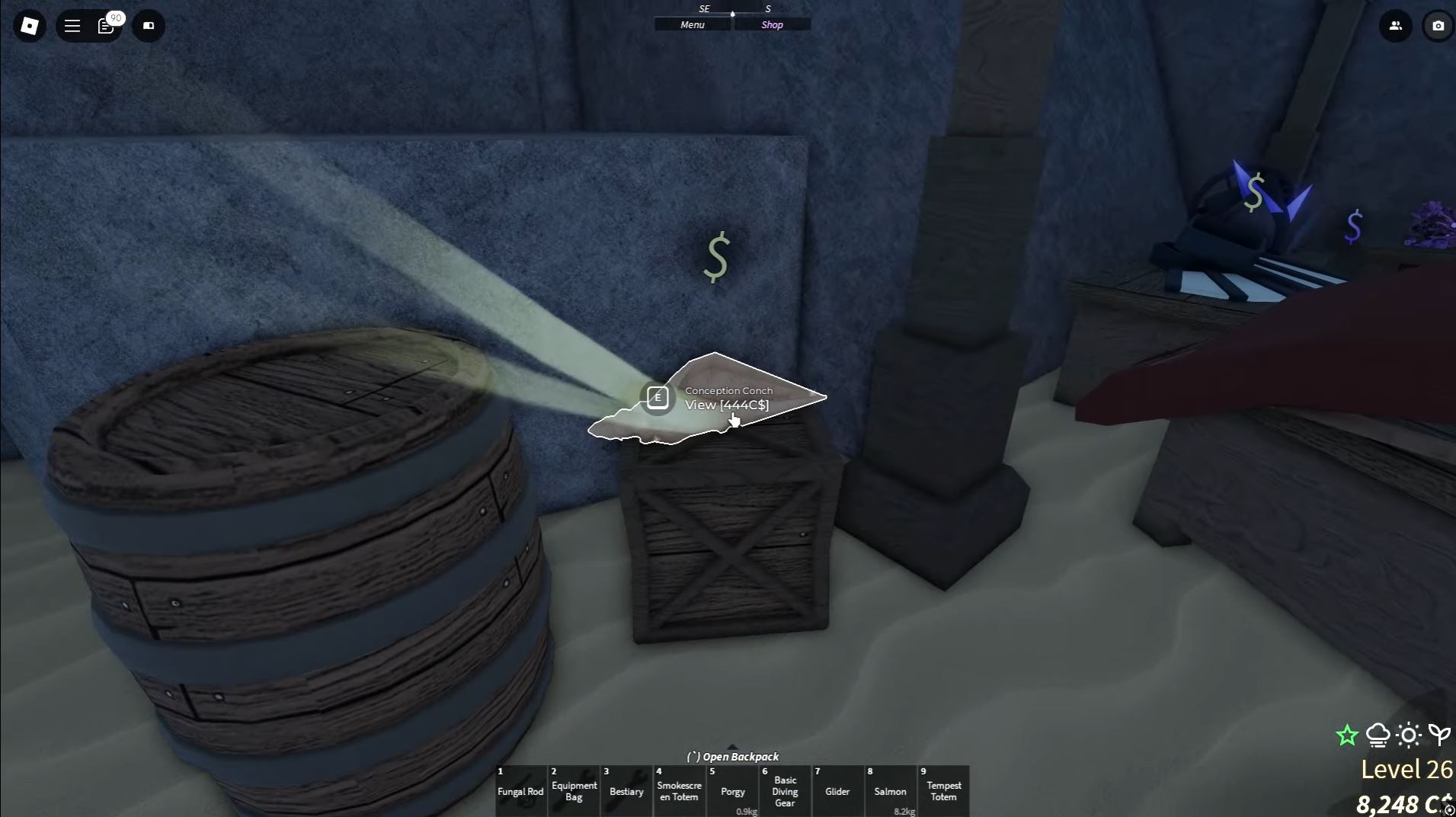 Conception Conch (Image via Roblox)
