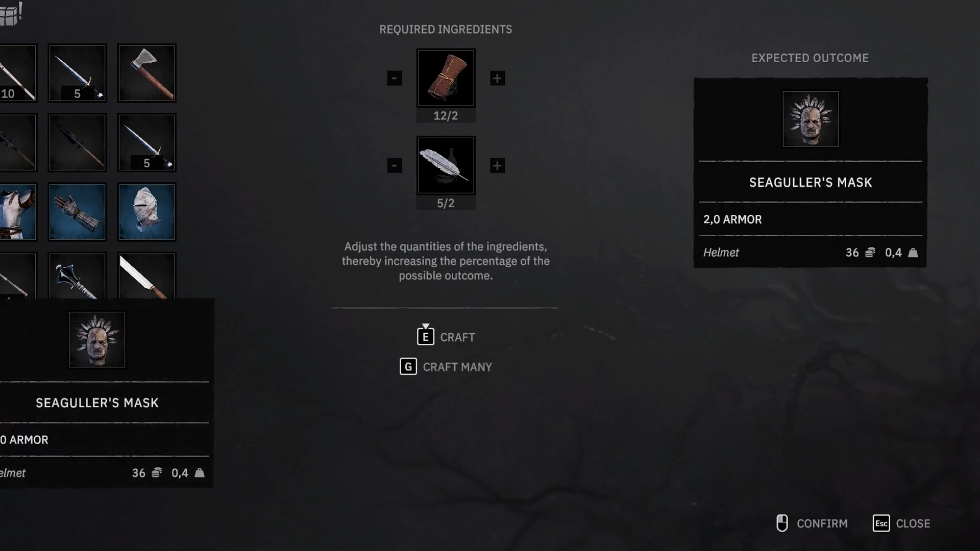 Seaguller’s Mask recipe