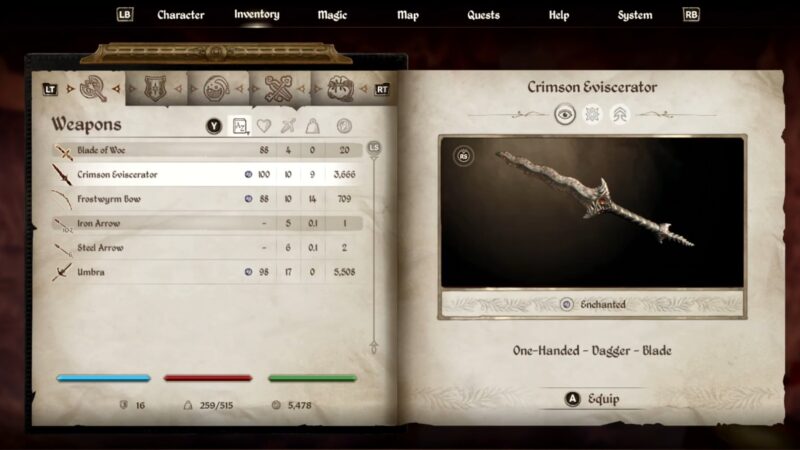How To Get Crimson Eviscerator in Oblivion Remastered