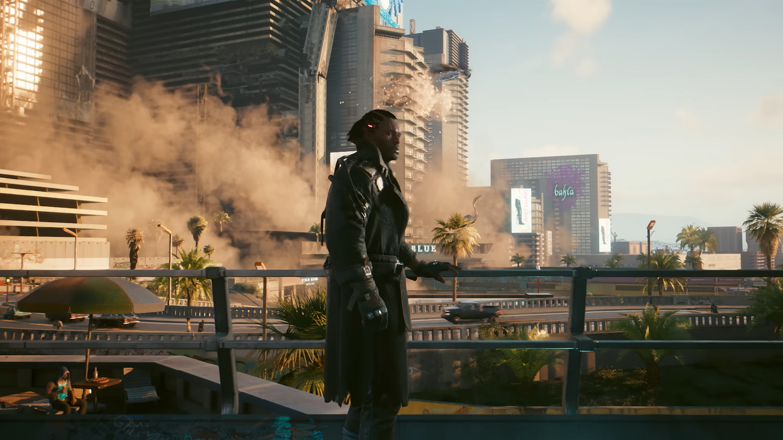 Picture of The Night City in Cyberpunk 2077 (Image via CDProjektRed)