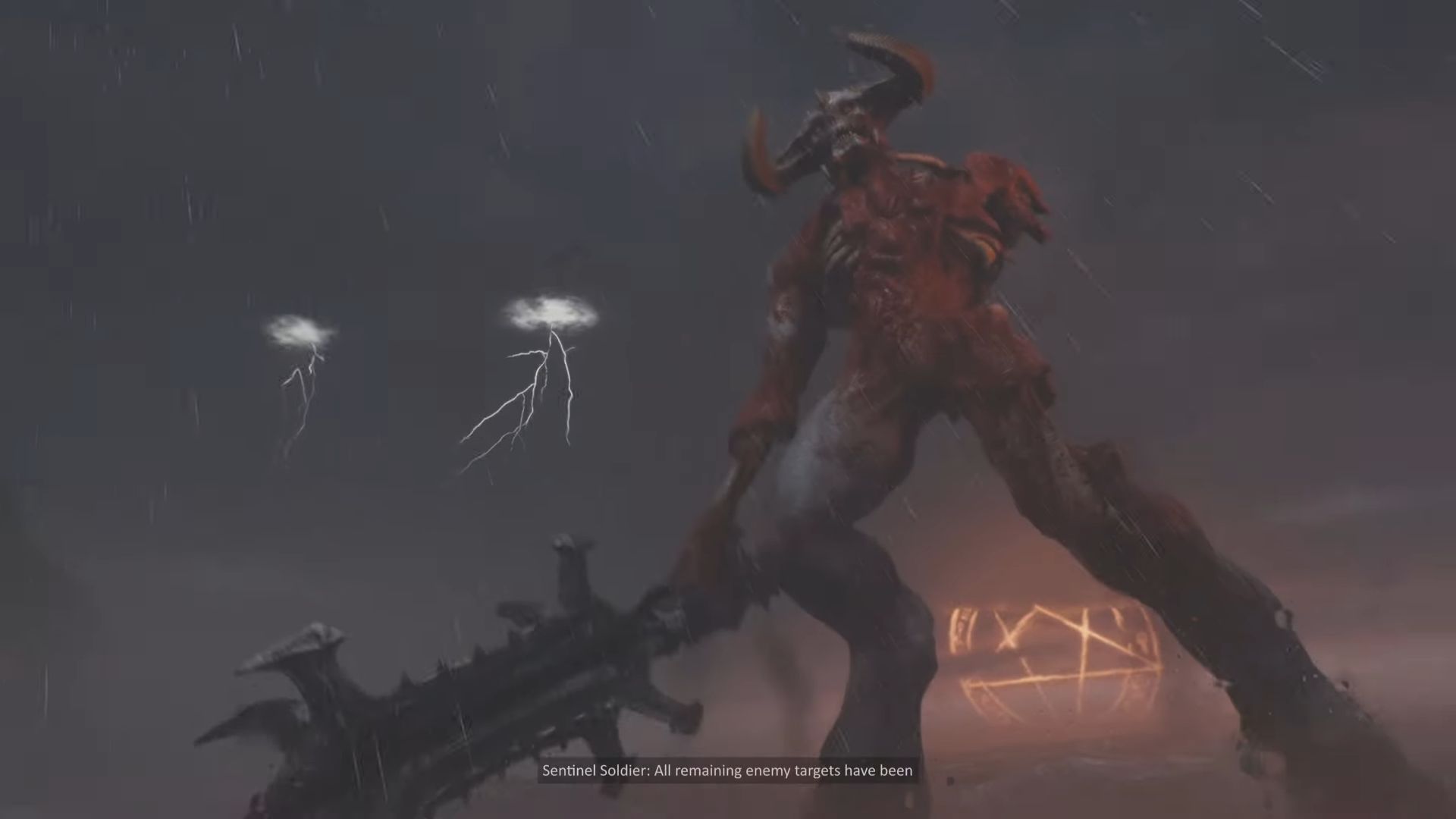 Shoot the titan with the turret