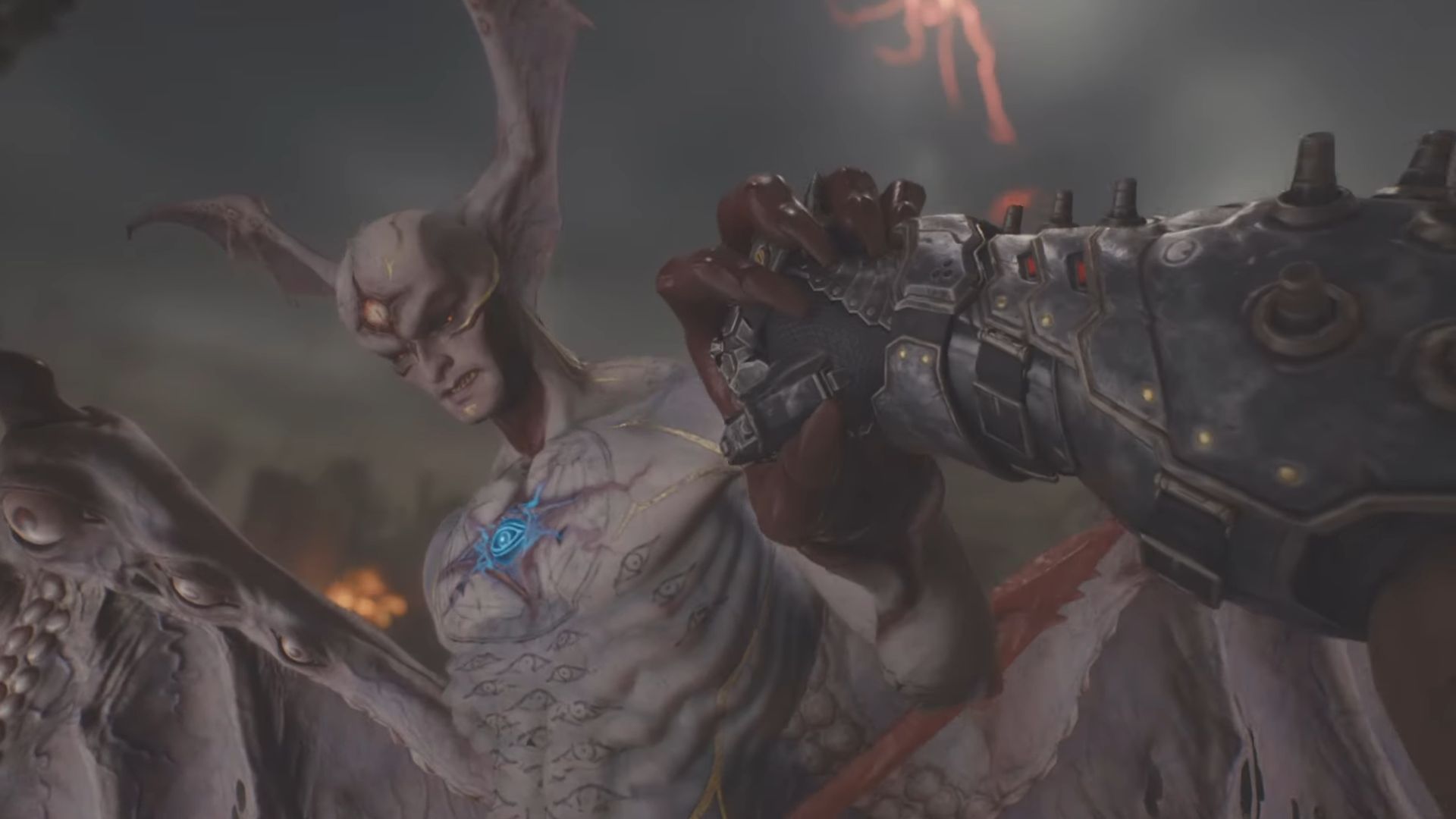 Enhanced Ahzrak boss battle features three phases