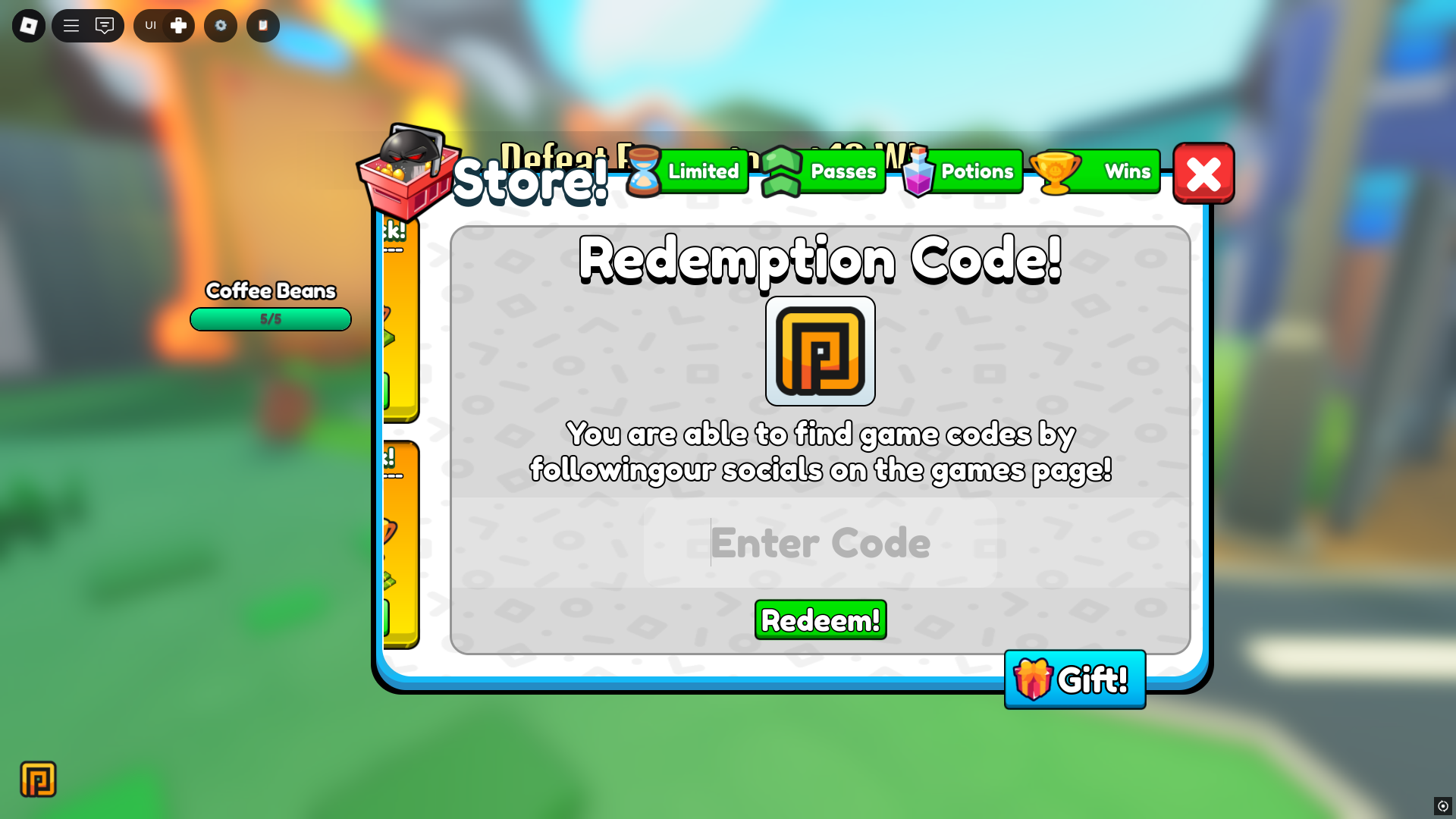 Redeeming codes in Plants Evolution (Image via Roblox)