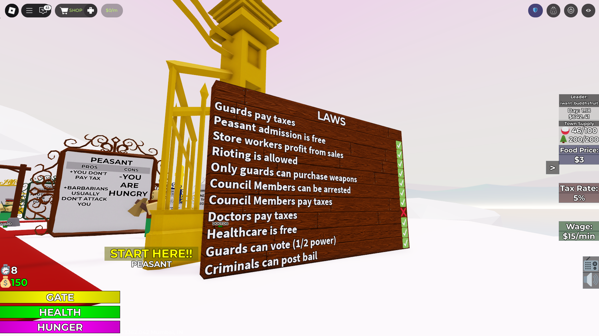LAWs in Generic Roleplay Gaem (Image via Roblox)