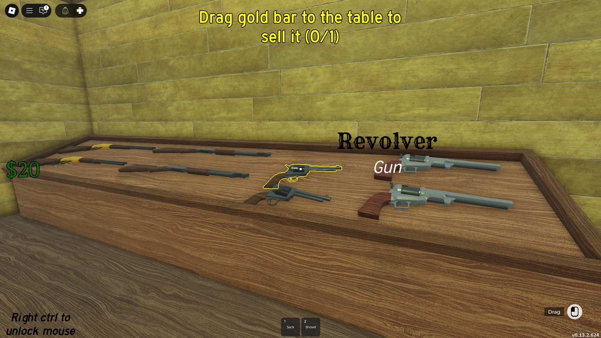 Buying guns (Image via Roblox)
