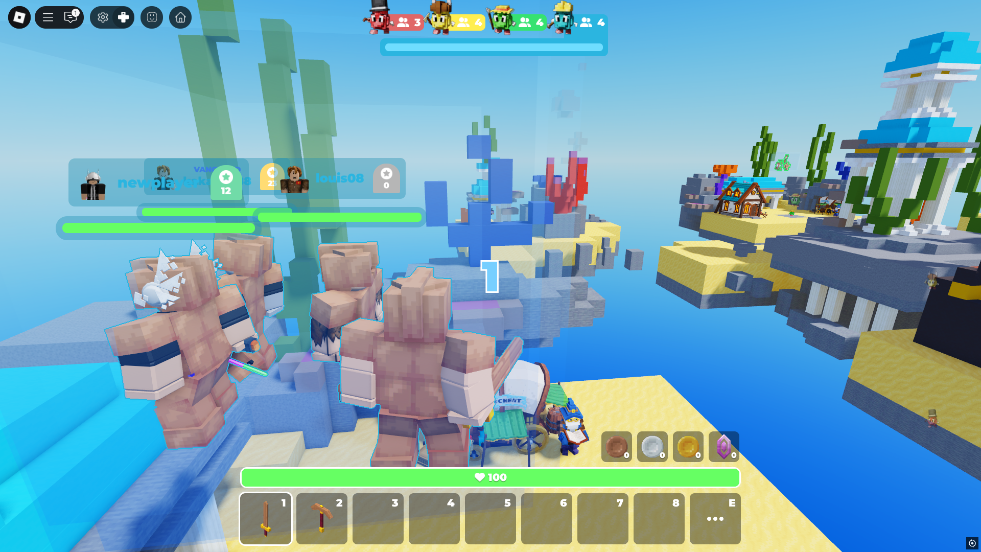 SkyWars match (Image via Roblox)