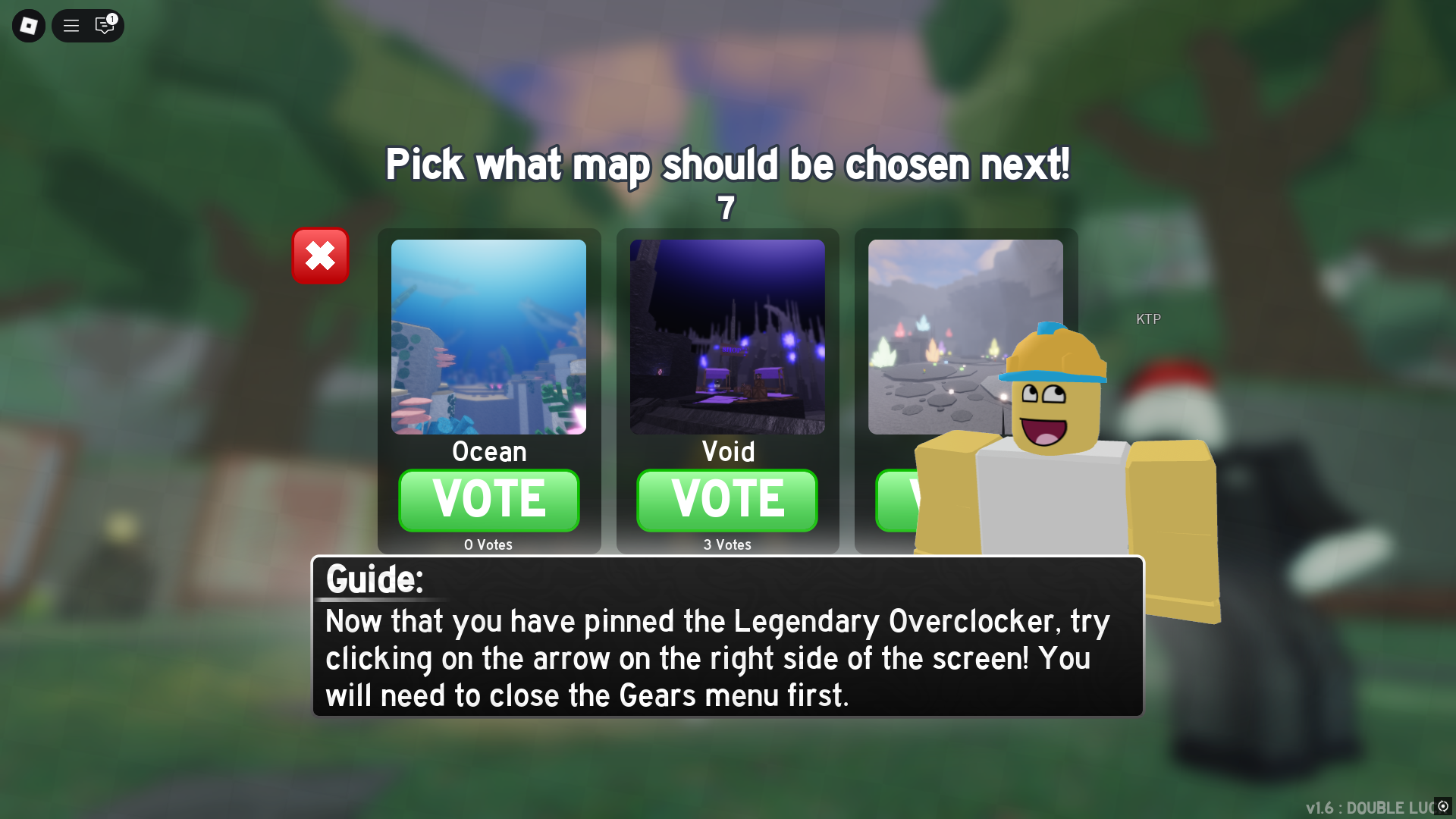 Map vote in Block Mayhem X (Image via Roblox)
