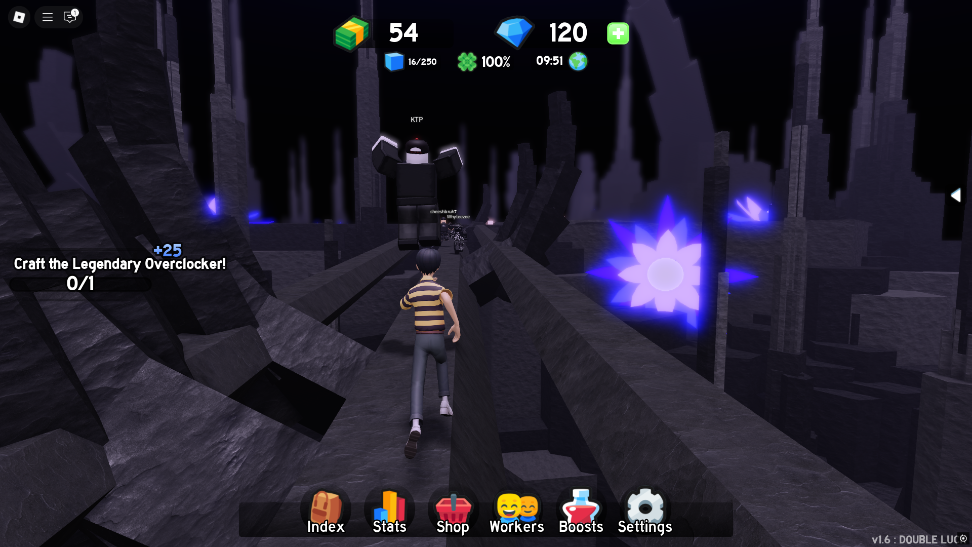 Running around in the void (Image via Roblox)