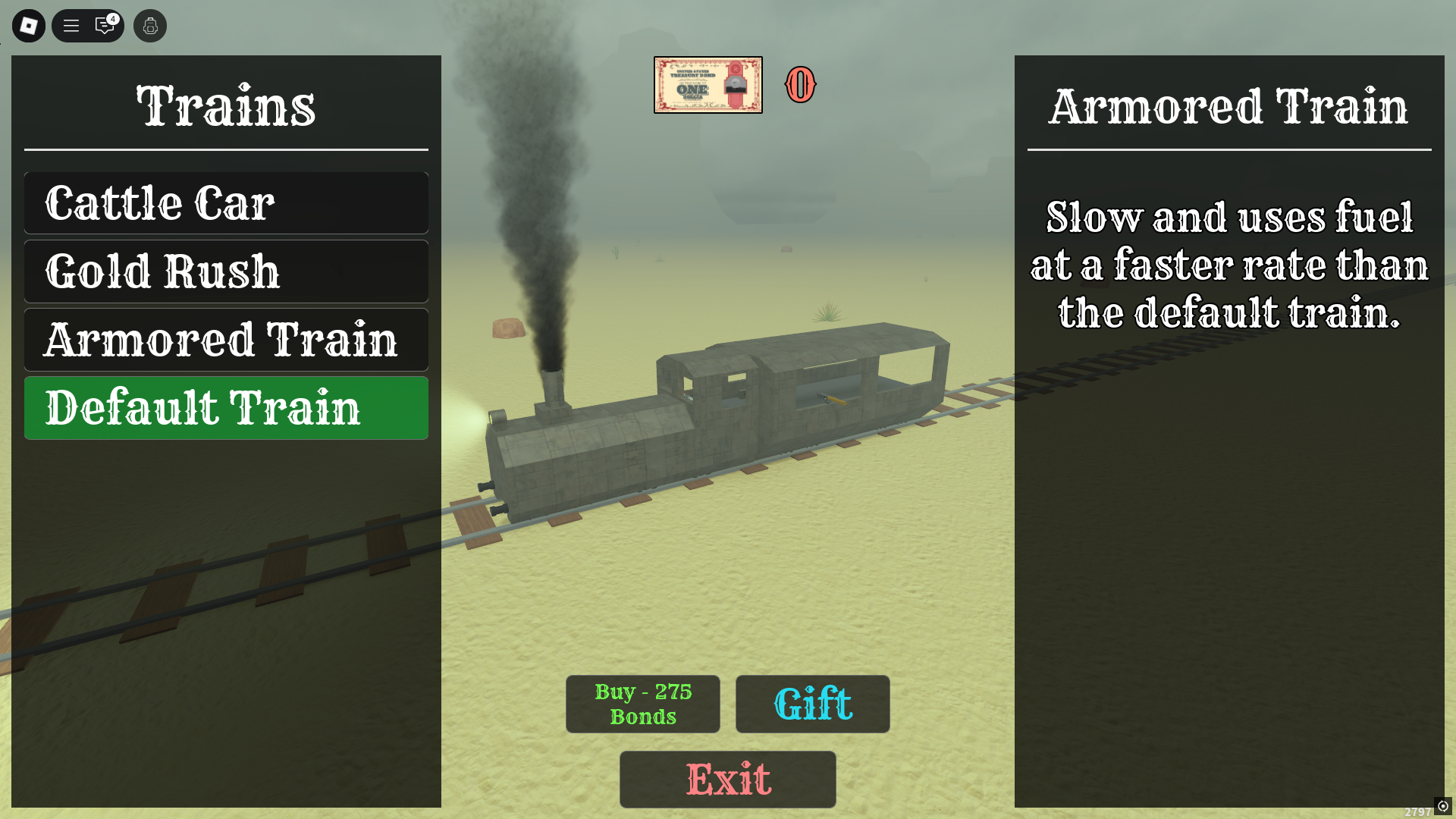 Armored Train (Image via Roblox)