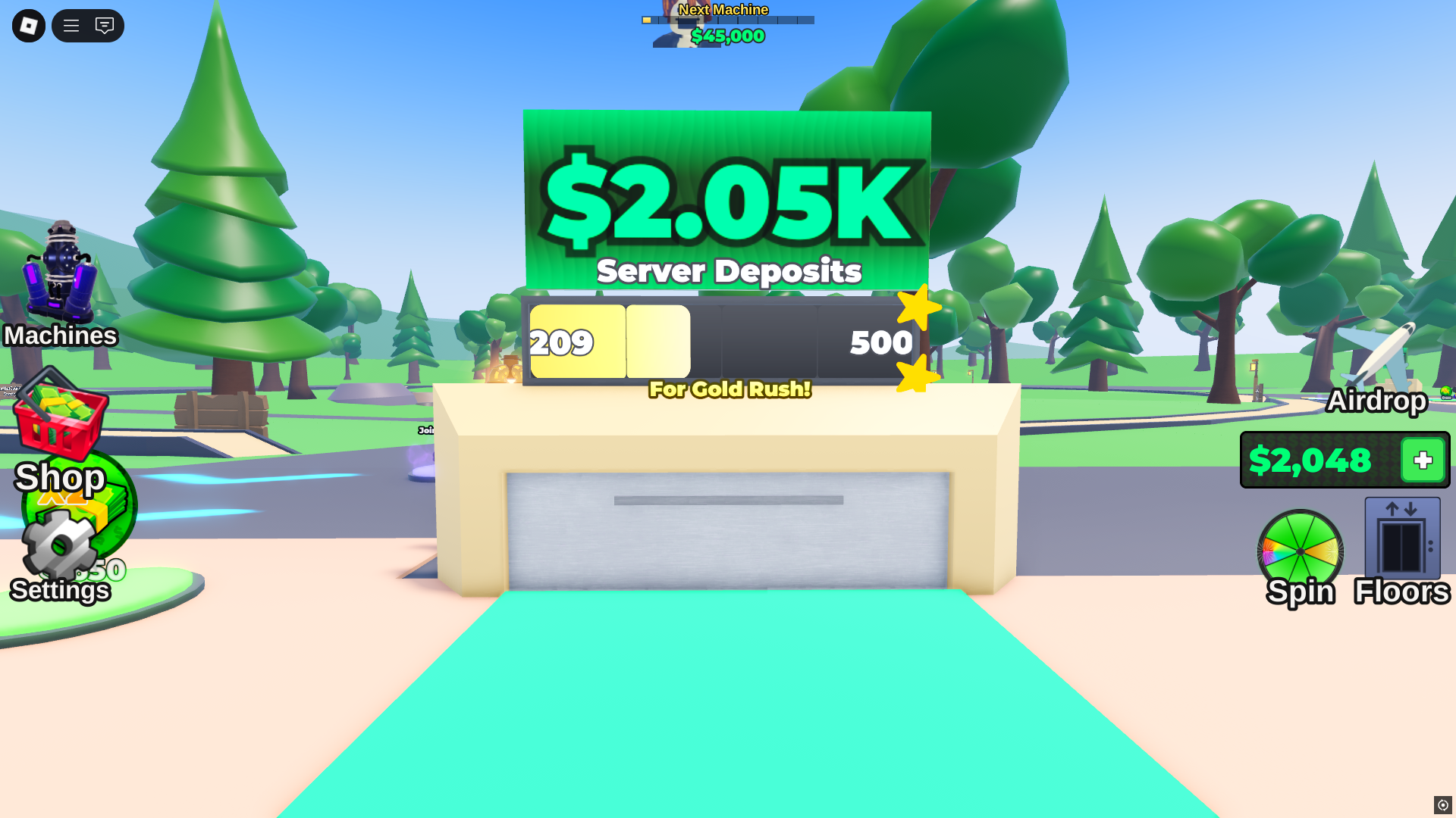 Gold rush event (Image via Roblox)
