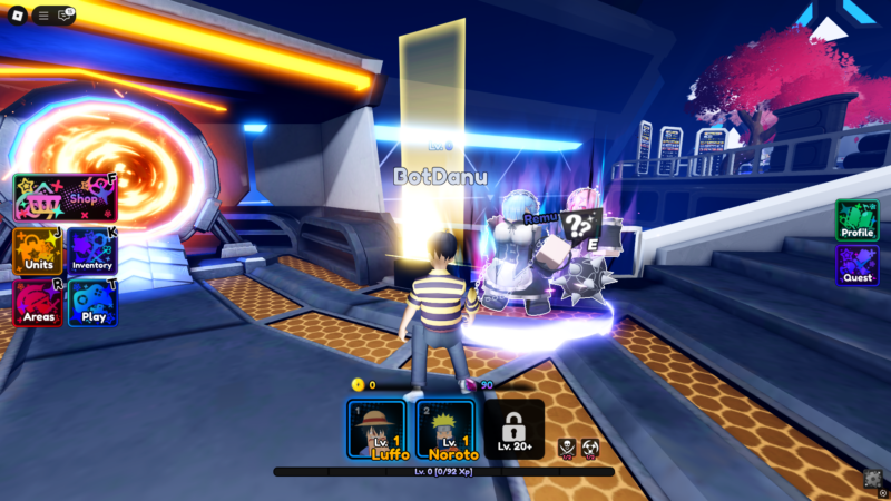 Remu in Anime Saga (Image via Roblox)
