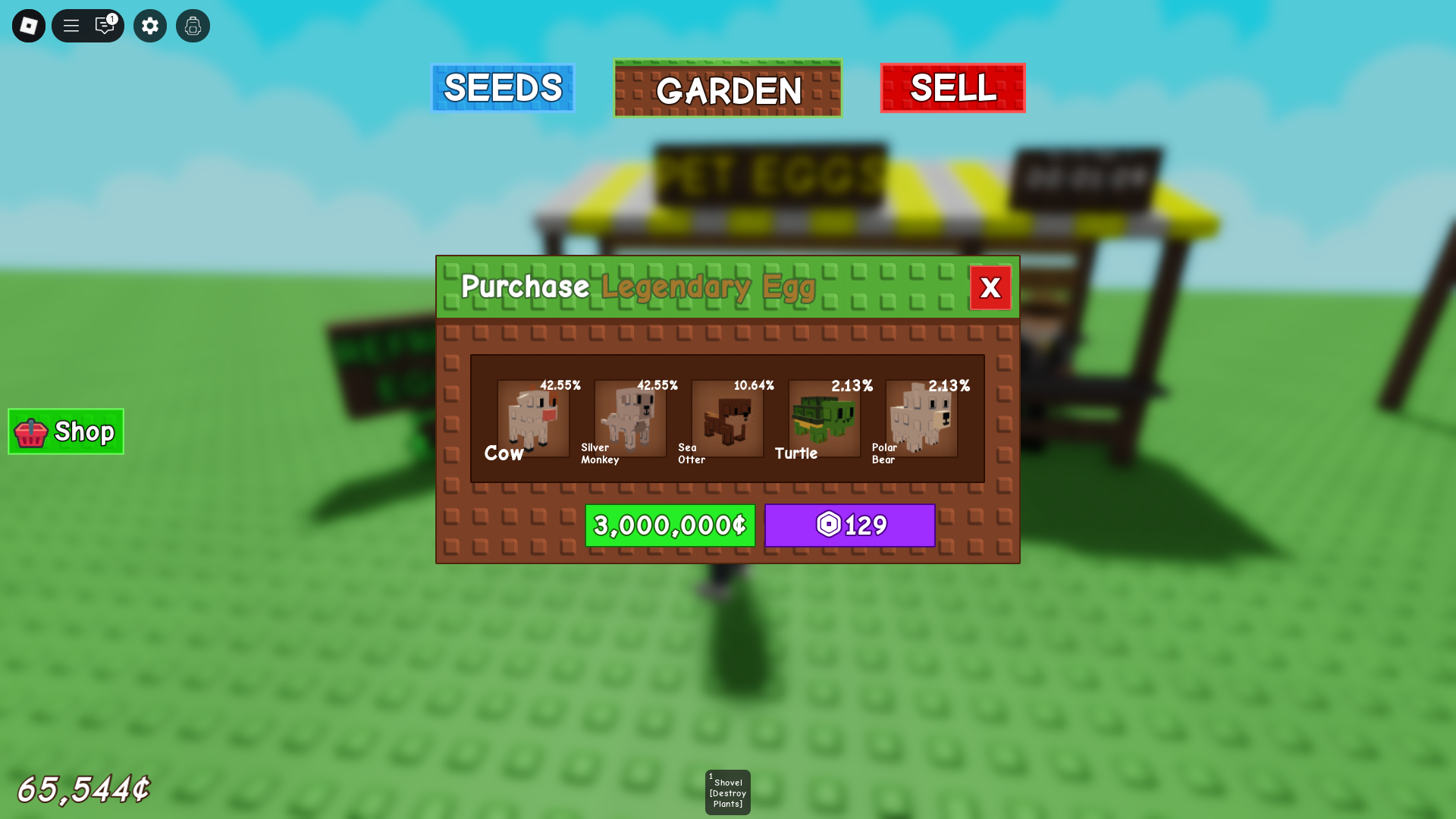 Pet Eggs and rarity (Image via Roblox)