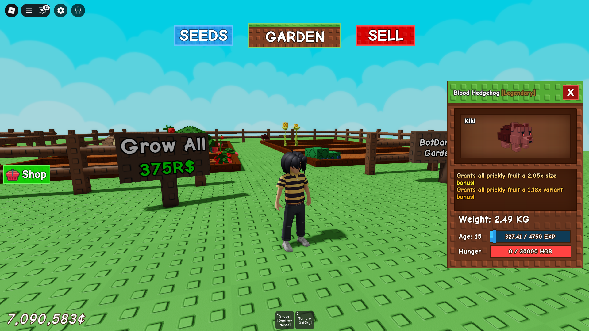 Blood Hedgehog trait (Image via Roblox)