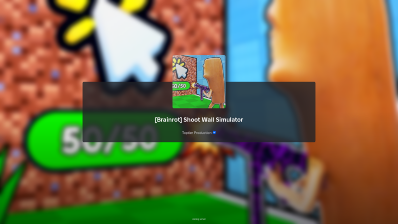 Shoot Wall Simulator (Image via Roblox)