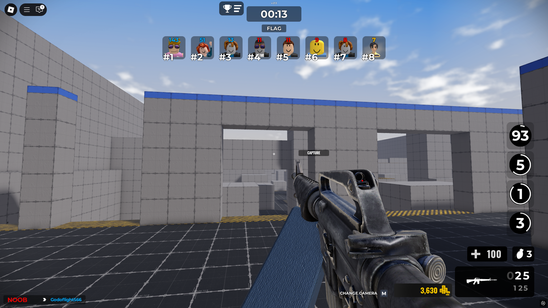 In-game controls (Image via Roblox)